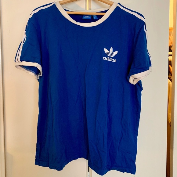 adidas royal blue t shirt